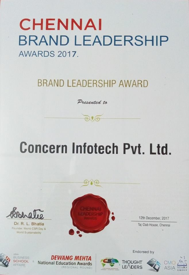 Brand Leadership Award 2017